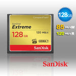 SanDisk 128GB Extreme CompactFlash Card with 120MB/s - SDCFXSB-128G V28-FFCSAN128GCFEB120