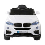 Rigo Kids Electric Ride On Car SUV BMW-Inspired X5 Toy Cars Remote 6V White RCAR-X5-S-WH