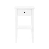 Sarantino Rue Bedside Table - White TBL-470-02-WH