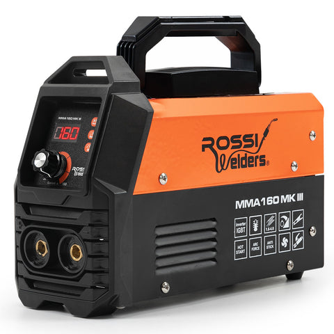 ROSSI 160 Amp Inverter Arc MMA Stick DC Welder, Portable Welding Machine, 15A Plug V219-TOLWDRROBM16