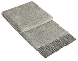 Brighton Throw - 100% NZ Wool - Grey V164-BR3