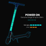 ALPHA Peak Electric Scooter 300W Power Up to 25km/h Adult Teens E-Scooter Easy Fold, Blue V219-TRNESCALA3BA