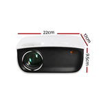 Devanti Portable Mini Video Projector 1080P Wifi Home Theater HDMI White VP-850-WIFI-WH