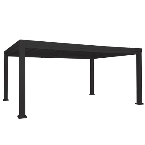 Backyard Discovery Trenton 12x16 Black Pergola with PowerPort V420-BDPE-TRE216-SET