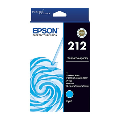 EPSON 212 Cyan Ink Cartridge V177-D-E212C