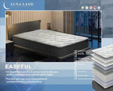 LUNALAND Easeful Eco Spay Foam Pocket Spring 20CM Double Hybrid Mattress V541-EF-D-25