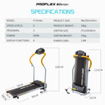 PROFLEX Mini Walking Treadmill Electric Power Exercise Machine Weight Loss Equipment V219-FTNTRDPRFBSTB