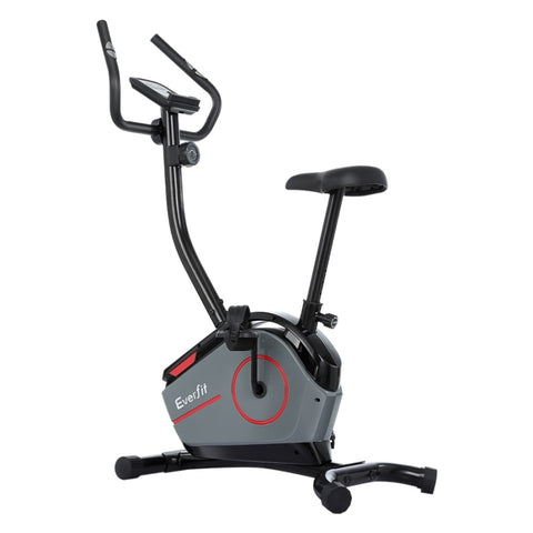 Everfit Magnetic Exercise Bike 8 Levels Upright Bike Fitness Home Gym Cardio EB-H-MB-04-BK