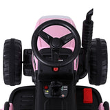 Rigo Kids Electric Ride On Car Tractor Toy Cars 12V Pink RCAR-TRACTOR-PK