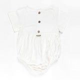 Ponchik Babies + Kids - Linen Romper - Daisy - Size 2 Years Old V563-LINROMPER-DAISY-2YO