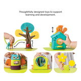 Oribel PORTAPLAY FOREST FRIENDS ACTIVITY CENTER + STOOLS COMBO CY303-90009