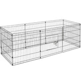 YES4PETS 24' Dog Rabbit Playpen Exercise Puppy Enclosure Fence With Cover V278-PL24WCOVER