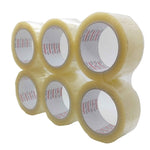 6x Clear Hotmelt Packaging Tape 48mmx75m Heavy Duty Shipping Packing Adhesive V238-SUPDZ-32954802995280