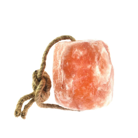 Himalayan Pink Salt Lick Rock - For Animals and Livestock With Hanging Rope V238-SUPDZ-43085176326