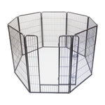 YES4PETS 4 Panel 120 cm Heavy Duty Pet Dog Cat Rabbit Exercise Extension Playpen Puppy Rabbit Fence V278-1-X-HPL120-4-A