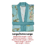 Bedding House Van Gogh Almond Blossom Blue Kimono Bath Robe Large/Extra Large V442-HIN-BATHROBE-ALMONDBLOSSOM-BLUE-L