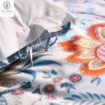 PIP Studio Tree of Life White 100% Cotton Quilt Cover Set Queen V442-HIN-QUILTCS-TREEOFLIFE-WHITE-QS