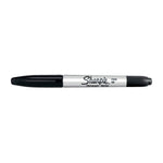 SHARPIE Twin Tip Permanent Marker Black Box of 12 V177-D-SH32001