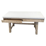 Stony 140cm Computer Writing Desk with Concrete Top - White V315-V-CHAR-034