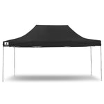 Gazebo Tent Marquee 3x4.5m PopUp Outdoor Wallaroo Black GAZ-POP-3X45-BK