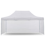 Gazebo Tent Marquee 3x4.5m PopUp Outdoor Wallaroo White GAZ-POP-3X45-WH