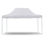 Gazebo Tent Marquee 3x4.5m PopUp Outdoor Wallaroo White GAZ-POP-3X45-WH