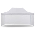 Gazebo Tent Marquee 3x4.5m PopUp Outdoor Wallaroo White GAZ-POP-3X45-WH