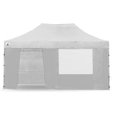 Gazebo Tent Marquee 3x4.5m PopUp Outdoor Wallaroo White GAZ-POP-3X45-WH