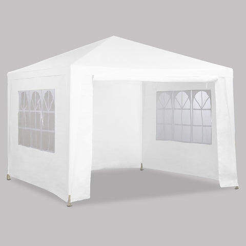 3x3m Wallaroo Outdoor Party Wedding Event Gazebo Tent - White GAZ-WED-3X3-WH