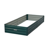Wallaroo Garden Bed 210 x 90 x 30cm Galvanized Steel - Green GBD-BSW-2109-GN