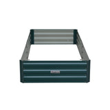 Wallaroo Garden Bed 210 x 90 x 30cm Galvanized Steel - Green GBD-BSW-2109-GN