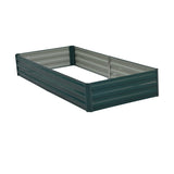 Wallaroo Garden Bed 210 x 90 x 30cm Galvanized Steel - Green GBD-BSW-2109-GN
