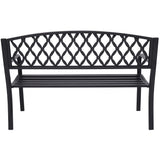 Wallaroo Steel Outdoor Garden Bench - Diamond GDB-JOY-221