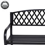 Wallaroo Steel Outdoor Garden Bench - Diamond GDB-JOY-221