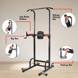 Powertrain Multi Station Home Gym Chin-up Pull-up Tower HGM-POW-J06-BLK