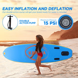 Kahuna Hana Inflatable Stand Up Paddle Board 10FT w/ iSUP Accessories IFB-HLE-305-BU