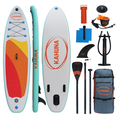 Kahuna Hana Inflatable Stand Up Paddle Board 11FT SUP Paddleboard IFB-HLE-335-WH