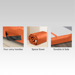 Powertrain 5m x 1m Air Track Inflatable Gymnastics Mat - Orange Grey IFM-HL-501-ORG