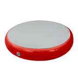 Powertrain 1m Air Track Spot Round Inflatable Tumbling Mat - Red IFM-XBO-01R-GRD