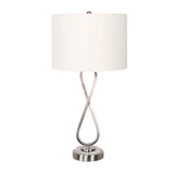 Sarantino Contemporary Table Lamp in Nickel Finish LMP-MLM-4600