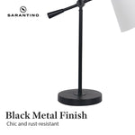 Sarantino Adjustable Metal Table Lamp - Black LMP-MLM-4609