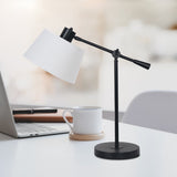 Sarantino Adjustable Metal Table Lamp - Black LMP-MLM-4609