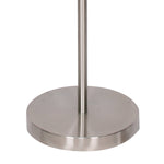 Sarantino Brushed Nickel Height-Adjustable Metal Floor Lamp LMP-MLM-50723