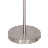 Sarantino Brushed Nickel Height-Adjustable Metal Floor Lamp LMP-MLM-50723