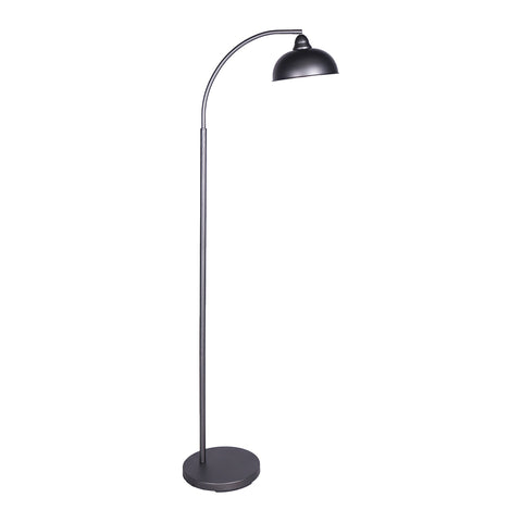 Sarantino Dark Grey Floor Lamp Industrial Chic Adjustable Angle LMP-MLM-641-01