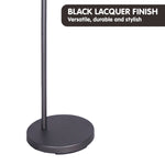 Sarantino Dark Grey Floor Lamp Industrial Chic Adjustable Angle LMP-MLM-641-01
