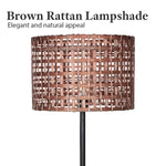 Sarantino Rattan Floor Lamp LMP-MLM-6980