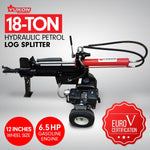 Yukon Petrol Log Splitter Wood Cutter - 18Ton LOG-PTR-018