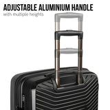 Olympus Astra 24in Lightweight Hard Shell Suitcase - Obsidian Black LUG-901-24-BK