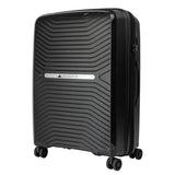 Olympus Astra 24in Lightweight Hard Shell Suitcase - Obsidian Black LUG-901-24-BK